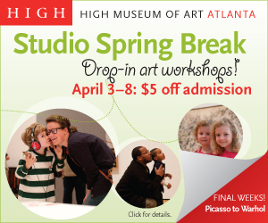 High Museum of Art Spring Break Drop in Workshops