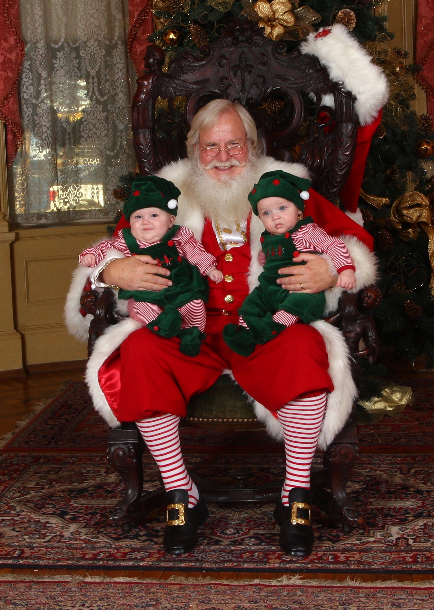 Santa at Rhodes Hall 2012