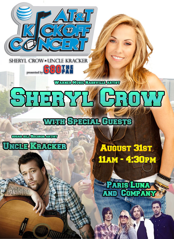 Sheryl Crow concert August 31st - Atlanta, GA