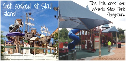 Six Flags Skull Island and playground