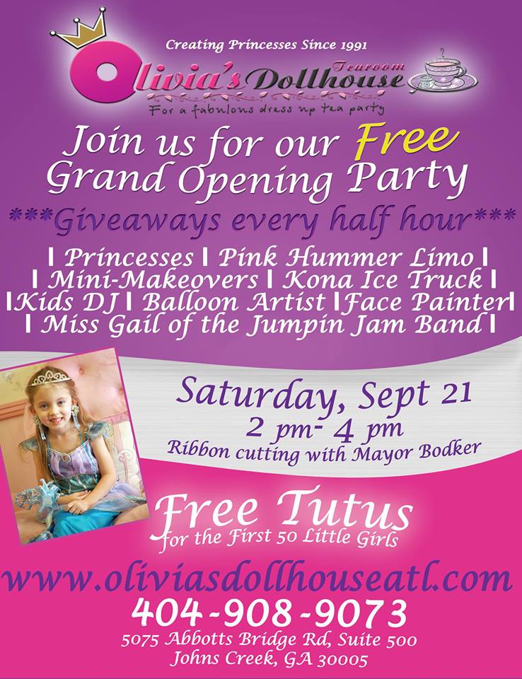 Olivia's Dollhouse Tea Room Princess Party