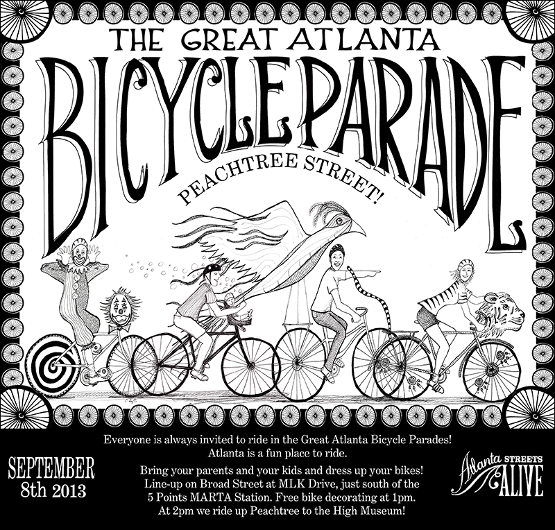 Great Atlanta Bicycle Parade 2013