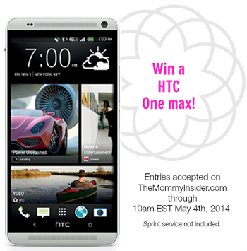 HTC One max smartphone giveaway