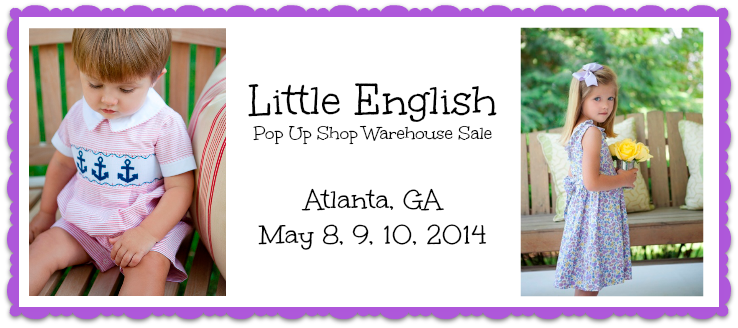 Little English Classic Children's Clothing Sale in Atlanta, GA