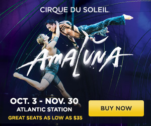 Cirque du Soleil Amaluna Atlanta ticket giveaway